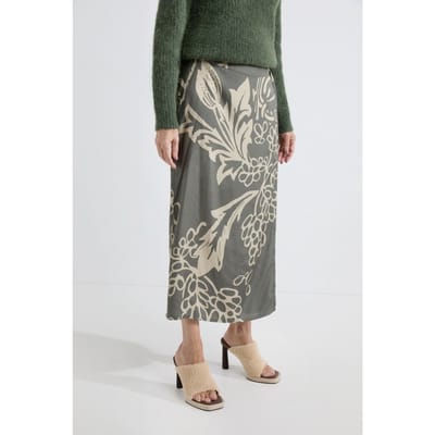 Josephine & Co Adeline Skirt Pesto Print Größe: 34 | Midiröcke Outlet | Damen
