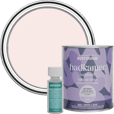 Rust-Oleum Roze Badkamer Tegelverf Matt - Porselein Roze 750ml