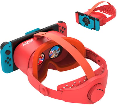 NAXSIR - VR-bril voor Nintendo Switch/Switch OLED met verstelbare HD-lenzen