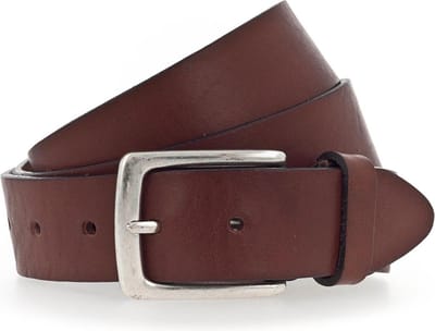 b.belt Leren riem Ben Belt W100 Mid Brown bruine
