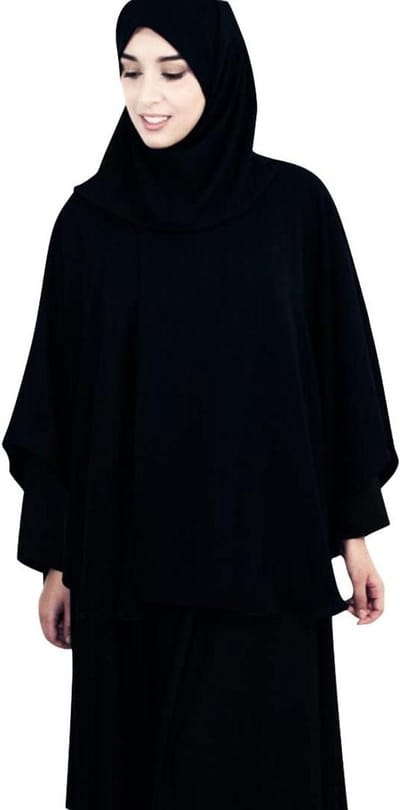 Dames Gebedskleding - Lange Sjaal - Religieuze Gelegenheden - Ademend Materiaal - 80 cm - Zwart