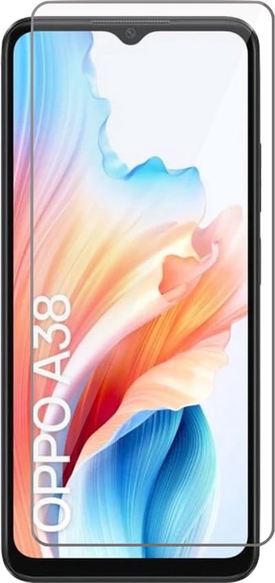 Screenprotector geschikt voor Oppo A38 / A18 - Glas Screen Protector