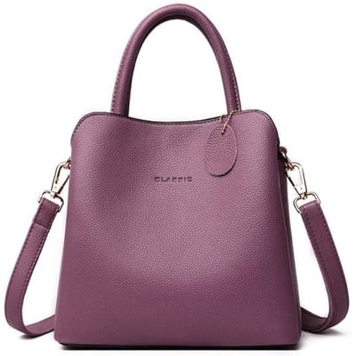 Marque de luxe femmes sacs à main sacs à bandoulière de créateur sacs à main en cuir trois couches poche sacs à bandoulière pour femmes 2021 sac fourre-tout violet