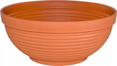 Misa Pot 22cm Terracotta - Stijlvolle Kunststof Bloempot