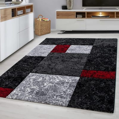 Muratap Basic collection modern vloerkleed / grijs laagpolig- 160x230