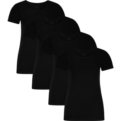 Bamboo basics T-shirt KATE Verpakking van 4