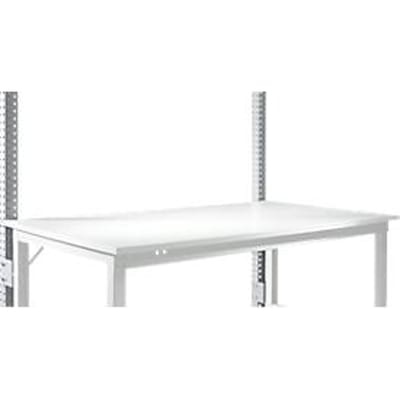 Opbouwframe, laag, Basistafel STANDAARD werktafel/werkbank UNIVERSAL/PROFI, aluminium zilver