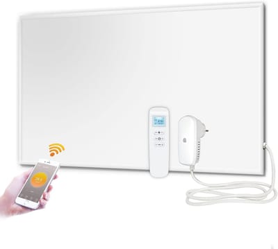 Infrarood Verwarming - Verwarmingspaneel Radiator - Ruimte Verwarmen - Met Wifi Thermostaat - 850 Watt - Wit