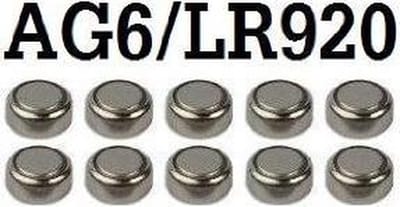 SR920SW Horloge Batterijen - AG6 - Alkaline - 10 Stuks