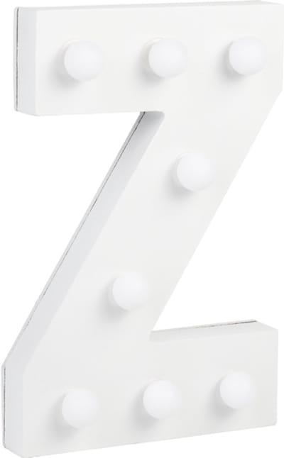 Verlichting | LED Letter | Letter Z | Afmeting: 16x11cm