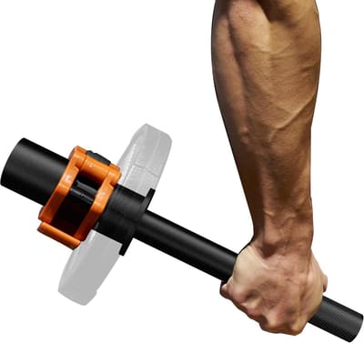 SnelShoppen - Wrist Bar voor Voorarmen, Grip Strength Trainer, 2 Inch Olympische Plaat, Pols Rotatie Oefenaar, Voorarm Versterker, Fitness Accessoire