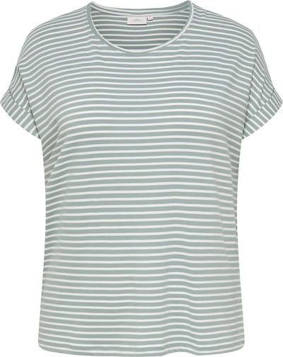 ONLY CARMAKOMA - CARMOSTER STRIPE S/S O-NECK TOP JRS NOOS - Meisjes - T-shirts