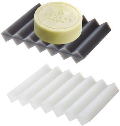 Cosensi- Zeepdispenser Multifunctioneel - Zeepbakje - Douche - Badkamer - Opberghouder - Set van 2 - Siliconen - Zeephouder