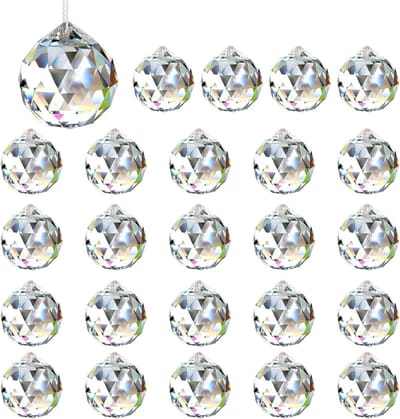 Kleurige Zonlicht Vangers - 24 Stuks 24 mm Kristallen Hangende Regenboog Pendels voor Raamdecoratie en Feng Shui Geschenken