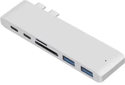 Macbook Pro/Air Docking Station met HDMI 4K - USB-C Hub met 4K HDMI, USB 3.0 en SD Kaartlezer - Docking Station - 7 in 1