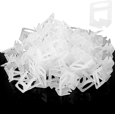 Tegelnivelleringssysteem 2mm - 600 clips voor perfecte voegen, geschikt voor tegeldiktes van 6-15 mm, ideaal voor vloeren en wanden