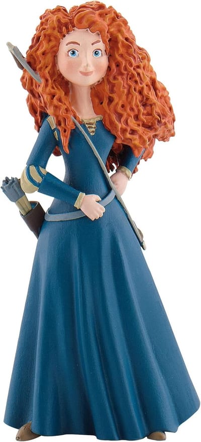 Bullyland 12825 – Speelfiguur Disney Merida – levensecht en detailrijk vormgegeven – ca. 10cm - ideaal als taartfiguur, verzamelobject of klein cadeautje voor kinderen vanaf 3 jaar