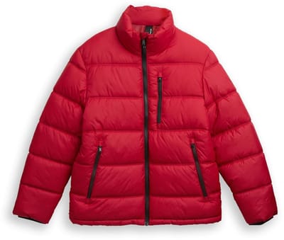 Tom Tailor - Pufferjas van waterafstotend materiaal - Maat S - Coach Red