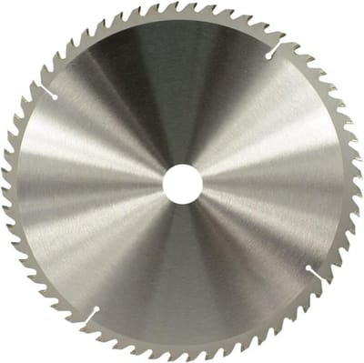 Hout Zaagblad - Cirkelzaagblad - Precisie Zagen - Carbide Getipt - 254mm Diameter - Zilverkleurig