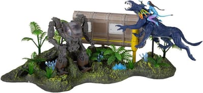 Avatar: The Way of Water Action Figures Shack Site Battle
