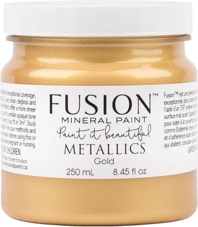 Fusion Metallic paint - Meubelverf - Acrylverf - Gold - 250 ml