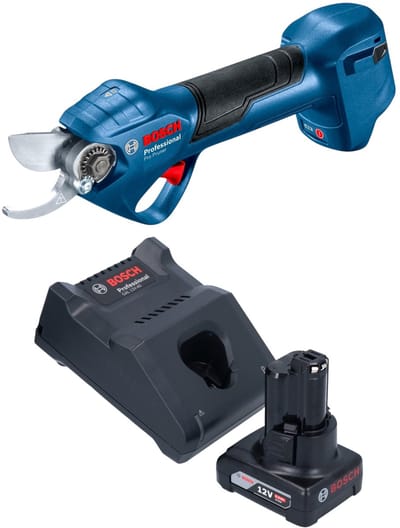 Bosch Pro Pruner Professionele accusnoeischaar 12 V + 1x oplaadbare accu 6.0 Ah + lader