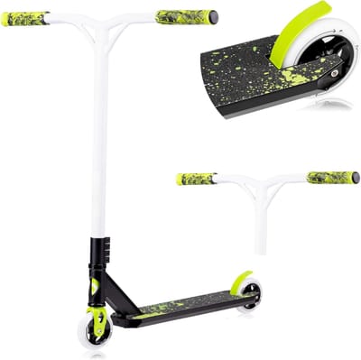 MIRA®Stuntstep - Stuntstep Jongen - Stuntstep 10 Jaar en Ouder - Stuntsteps - Limonen - 67cm x 11cm x 84cm