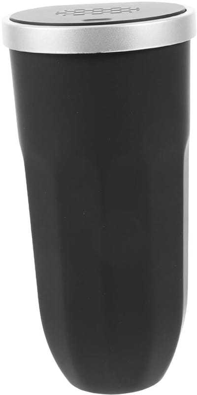 Prullenbak Auto - Vuilnisbak Auto - Auto Netjes Houden - Met Deksel - 17x8.5cm - Zwart