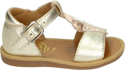 pom d'api - POPPY ICE CREAM - SandalenMeisjesKindersandalen - Kleur: Metallics - Maat: 21