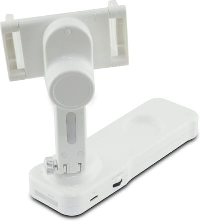 Gymbal voor Smartphones - KSIX - Steady Rec Stabilisator - Draadloos - Smartphones tot 5.5 Inch - Wit