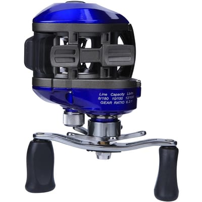 14 Lagers Casting Reel Verre Worp Anti Explosielijn Magnetische Kracht Rem Vismolen Tackle(Linkerhand ) black