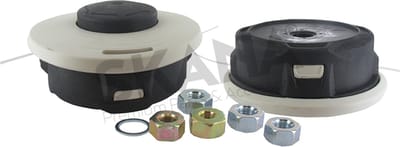 Maaikop met twee maaidraden Ø 125 mm met 5 adapters voor STIHL