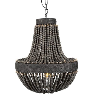 KS Verlichting - hanglamp - Zion - zwart - E27 - plafondlamp - dimbaar - hanglampen eetkamer