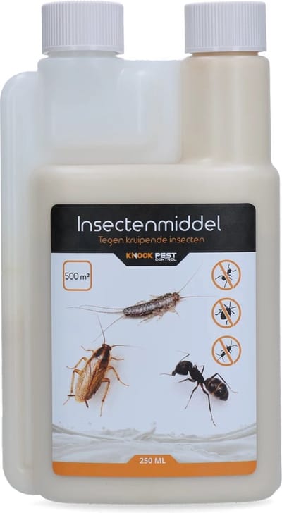Knock Pest Control Insectenmiddel - 250 ml - Tegen kruipende insecten - Bestrijding Binnenshuis - Insectenbestrijding - Ongediertebestrijding - Zilvervisjes - Mierenspray - Mierengif