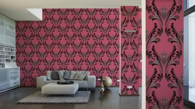 A.S. Creation barok behang rose zwart 95703-2