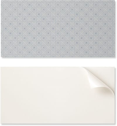 Set PVC-tegels met patroon voor de woonkamer, zelfklevend geometrisch patroon met rhomben, 10x40x20 cm