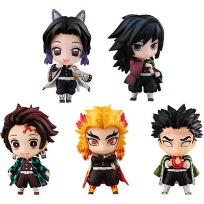 Beeldje Megahouse Demon Slayer Kimetsu No Yaiba Tanjiro And The Hashiras Mascot Ver. (x5)
