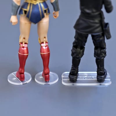 Actiefiguur Standen - Display Houders - Figuren Presenteren - 56 Stuks Mix - Voor 6 Inch Figuren - Transparant