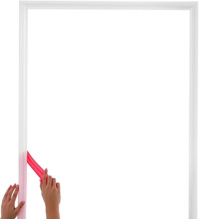 Zelfklevende sierlijsten voor doe-het-zelf decoratie - 40mm x 6m - ideaal voor kasten, deuren, spiegels