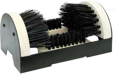 Famanu – Schoen- en laarzenborstel - stevig met schrobfunctie - verwijdert modder en vuil - duurzaam materiaal - geschikt voor alle soorten schoenen en laarzen