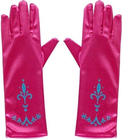 Speelgoed meisjes - voor bij je prinsessenjurk - roze handschoenen - prinsessen verkleedkleding