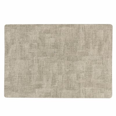 Villa d'Este Home Tivoli 1996 Set van 6 placemats 45 x 30 cm, PVC, Soft Touch, grijs