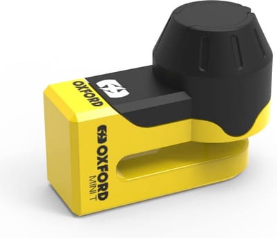 Schijfslot Motor - Schijfrem slot - Diefstal Beveiligen - 5.5mm Vergrendel Pin - 6.4 cm - Geel