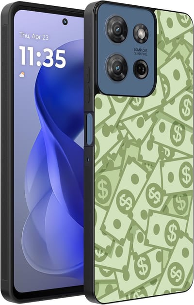 Smartphonica Telefoonhoesje Geschikt voor Motorola Moto G Power 2025 / G Play 2025 met Geld Opdruk - TPU Backcover Case With Money Design geschikt voor Motorola Moto G Play 2025;Motorola Moto G Power 2025