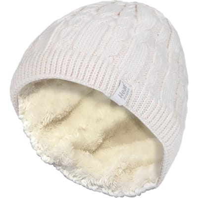 Heat Holders - Fleece gevoerde Alesund-hoed voor dames - Room