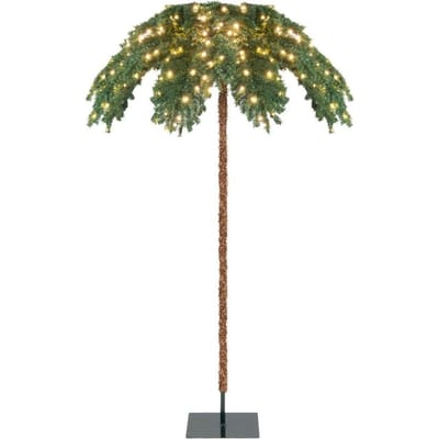 Coast Kerstboom Kerstpalm MET 250 Warme Witte LED -lichten - 813 takken - 180 cm