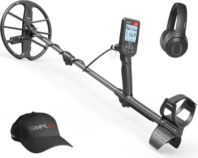 Nokta Simplex Ultra Metaaldetector met Bluetooth hoofdtelefoon