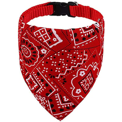 Wasbaar Print Design Kat Strikje Kitten Hond Sjaal Verstelbare Huisdier Kat Bandana Slab Band Kraag Handgemaakt Driehoek Huisdierbenodigdheden Kat Accessoires Hoge Kwaliteit S rood