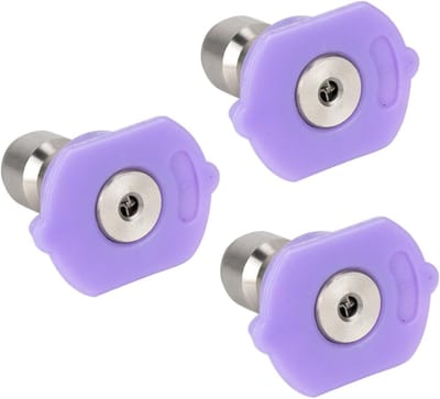 Hogedrukreiniger Mondstuk - Nozzle Tip Set - Buiten Reinigen - Verstelbaar Spuitpatroon - 3 Stuks - Zwart