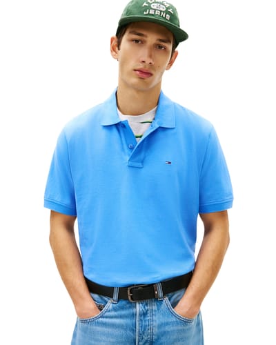 Tommy Jeans Poloshirt Tjm Reg Ess Polo Ext Dm0dm22711 C38 Blue Twilight Mannen Maat - S